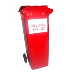 120 Litre Spill Kit - Wheeled Bin - oil only